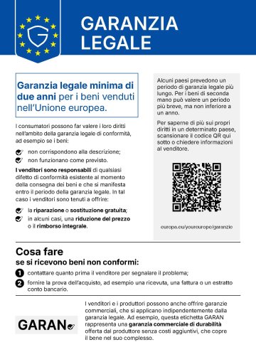 Your rights under the legal guarantee